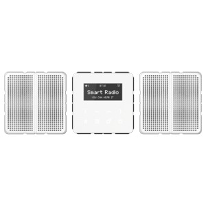 Jung Zestaw Stereo: Smart Radio (Białe) + 2 Głośniki (Białe) - RADCD528WW