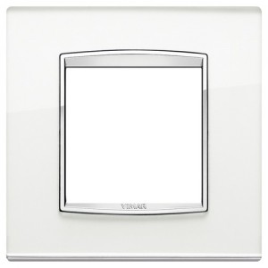 Vimar Ramka ozdobna Glass Classic (szkło kryształowe) 2M - Srebrny lustrzany - 20642.C81