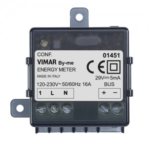Vimar Licznik miernik energii z wbudowanym czujnikiem prądu do 3680W - 01451