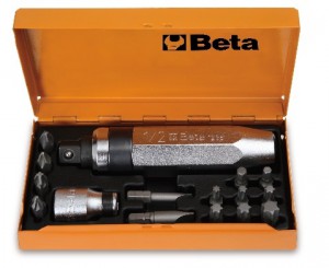 Beta Zestaw wkrętak udarowy z akcesoriami 1/2'' 012950108