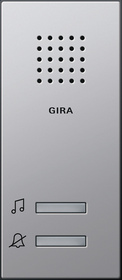 Gira Gong natynkowy Gira E22 aluminium 1200203