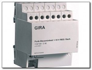 Gira Sterownik 1 - 10 V 1-kanałowy modułowy System radiowy 113700