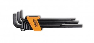 Beta Zestaw kluczy trzpieniowych kątowych długich w uchwycie 2-10mm 8szt. 000960924