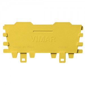 Vimar Ekran rozdzielający do puszek łączeniowych V70006 - V70010 - Żółty - V70181