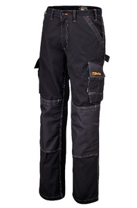 Beta Spodnie robocze z wieloma kieszeniami czarne (Seria 7815N) Rozmiar S 078150001
