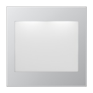 Jung Płytka z białym oświetleniem do czytania LED - Aluminium - AL2539LEDLW-12