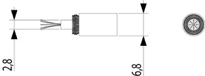 Vimar Przewód luźny Światłowodowy wielomodowy 8-włóknowy z osłoną LSZH 50/125µm Eca - 03151.2