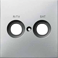 Merten Płytka centralna oznakowana R/TV+SAT do gniazda antenowego MTN299646