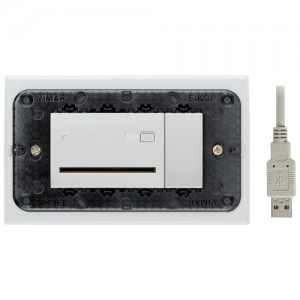 Vimar Programator kart z kablem i złączem USB 4M - Srebrny - 20473.N