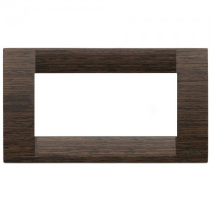 Vimar Ramka ozdobna Wooden Classica (naturalne drewno) 4M - Wenge Afrykański - 16734.56