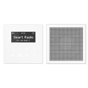 Jung Zestaw Mono: Smart Radio (Białe) + Głośnik (Biały) - RADLS918WW