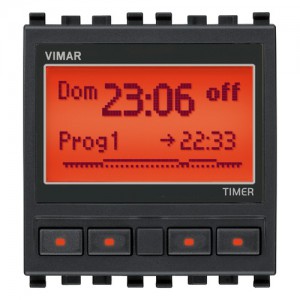 Vimar Przełącznik czasowy programowalny 120-230V 2M - Antracyt - 20448