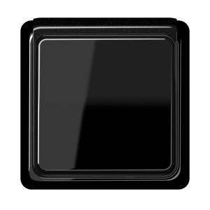 Jung Przełącznik CD Plus Pojedynczy – Czarny – Ramka zewnętrzna – Czarna