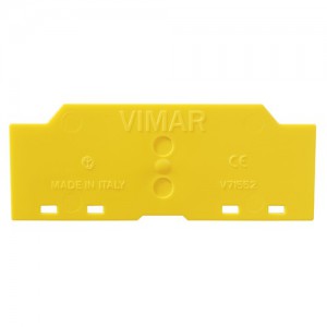 Vimar Ekran rozdzielający do puszek montażowych V71318 i V71718 - Żółty - V71552