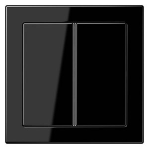 Jung Przełącznik LS Design Podwójny Standardowy – Czarny