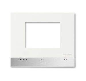 ABB Ramka do panelu kontrolnego - białe szkło/aluminium 6136/15-500