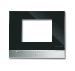 ABB Ramka do panelu kontrolnego - czarne szkło/aluminium 6136/11-500