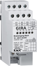 Gira Wejście binarne KNX 6x 10-230 V AC/DC 212600