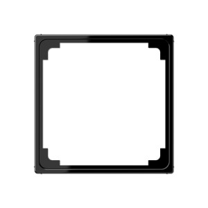 Jung Ramka 1-krotna pośrednia 50x50mm - Czarna (Termoplastik) - A590ZSW