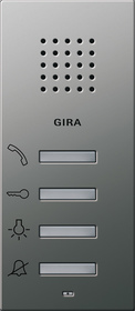 Gira Unifon natynkowy System 55 (Naturalny stalowy) 1250600