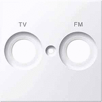 Merten Płytka centralna z oznaczeniem FM+TV gniazd antenowych  MTN299925