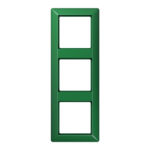 Jung Ramka 3-krotna - Zielona (Termoplastik) - AS583BFGN