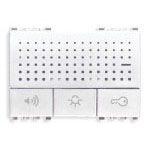 Vimar Domofon Sound System z przyciskami funkcyjnymi 3M - Biały - 20555.B