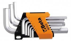 Beta Zestaw kluczy trzpieniowych kątowych w uchwycie 1,5-10mm 9szt. 000960374