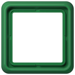 Jung Ramka 1-krotna CD 500 - Zielona (Termoplastik) - CD581WUGN