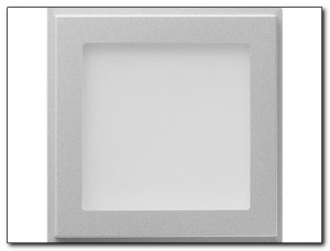 Gira Lampka natynkowa LED biały Gira TX_44 (IP 44) kolor aluminium 116165