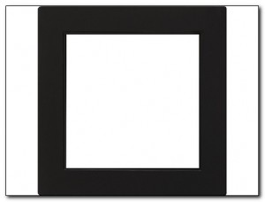 Gira Ramka pośrednia 50x50 kwadratowa S-Color czarny 028247
