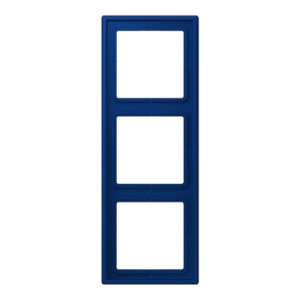 Jung Ramka 3-krotna Les Couleurs® Le Corbusier - Bleu outremer foncé - LC9834320T