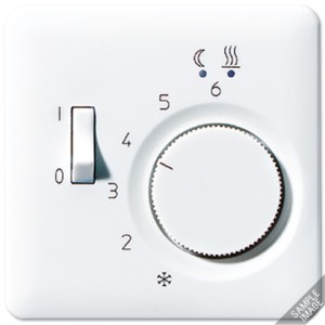 Jung Pokrywa termostatu do ogrzewania podłogowego FTR231 U CDFTR231PLSW