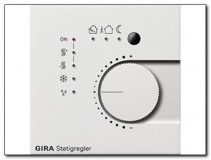 Gira Regulator KNX Gira F100 biały 2100112