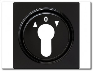 Gira Osłona wyłącznika na klucz S-Color czarny 066447