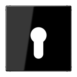Jung Płytka centralna przełącznika kluczowego (niezabezpieczonego) - Czarna - LS925SW