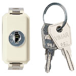 Vimar Łącznik kluczowy 1P 10AX z kluczem - Biały - 08380