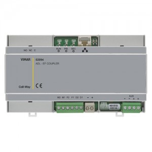 Vimar Łącznik linii ADL-EF 24V do obsługi sieci Ethernet i obsługi dźwięku 9M - 02094