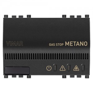 Vimar Detektor metanu 230V z sygnalizacją świetlną i akustyczną 3M - Antracyt - 19420