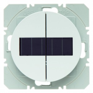 Berker - Hager KNX RF Przycisk radiowy 2-krotny płaski z bat słoneczną 85656139