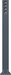 Gira 1600mm 4x otwór Słupek zasilający antracytowy 135628