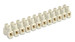 BM GROUP Listwa zaciskowa gwintowa, 4 mm², 12 torów, PP - Naturalna (50 szt.) 9201
