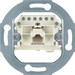Berker Mechanizm gniazda telefonicznego 1-krotnego (RJ11, RJ12, RJ45) kat. 3 534538