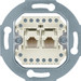 Berker Mechanizm gniazda telefonicznego 2-krotnego (RJ11, RJ12, RJ45) kat. 3 534539