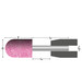 Abra Ściernica trzpieniowa walcowa zaokrąglona do stali ze spoiwem ceramicznym 6x20 mm - 000905003 (25 szt.)
