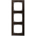 Merten Ramka 3-krotna M-Pure Decor - Wenge/Aluminium - MTN4030-3671