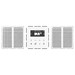 Jung CD Zestaw Mono Radio cyfrowe DAB+ - Biały - DABCD2WW