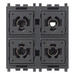 Vimar 4-przycisk automatyki domowe By-me, Flat, 2M - 01480.AX