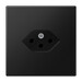 Jung Gniazdko Szwajcarskie SEV typ 13 - Czarny mat - LS1520-13SEVSWM