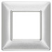 Vimar Ramka ozdobna Plana, Metal, 2M - Szczotkowane aluminium - 14642.81